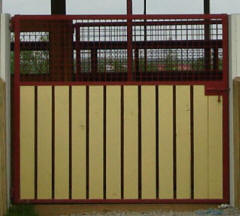 EquiGym Overhead Horse Exerciser outer steel framed gate